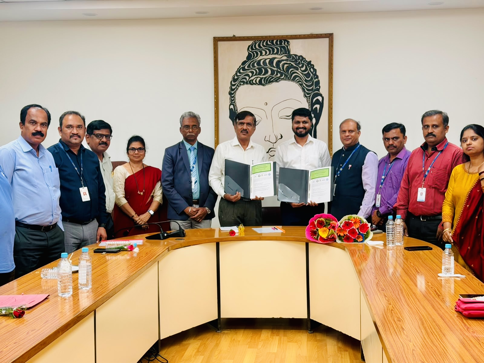 MoU signing ceremony between Whizz Automation and Controls and Sri Siddhartha Academy of Higher Education
